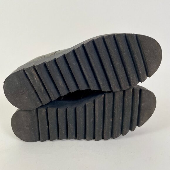 Marco Patent Platform Lace Up Brogue Oxfords Shoes, Deep Green, Size 7.5 (EU 38) - Picture 9 of 10